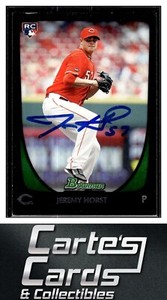 Jeremy Horst 2011 Bowman Draft Picks #47 RC Reds TTM/IP Signed Autographed