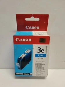 Canon BCI-3e Cyan Ink Cartridge 4480A003 Genuine New Sealed - Picture 1 of 3