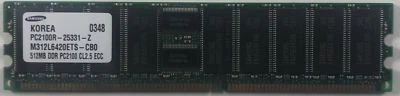 Samsung M312L6420ETS-CB0 512MB DDR Server RAM Memory - Image 1 of 2
