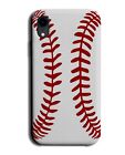 Novelty Baseball Phone Case Cover Baseballs Stitching Print Markings Ball BI29