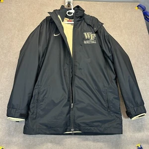 Wake Forest Basketball 3-in-1 Jacket Men's XLT Black Gold Team Issue Nike - Picture 1 of 24