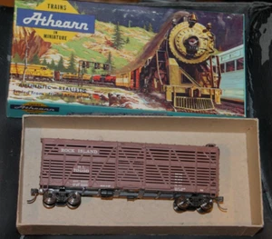 Athearn ROCK ISLAND 40' Stockcar #70600 Atlas Stahlräder Kadee Kupplungen HO - Bild 1 von 2
