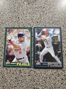 ALBERT PUJOLS 2020 RC LOGO MEDALLÓN + 2006 CROMO EDICIÓN TARDÍA CARDINALS ANGELS  - Imagen 1 de 2