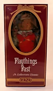 Peluche pupazzo orsacchiotto vintage Gund Plaything Past Willie 8131 1983 classico da collezione - Foto 1 di 12
