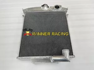 Fit Jaguar XK120 3.4L XK I6 1948-1954 Aluminum Radiator 1948 49 50 51 70mm Core - Picture 1 of 7