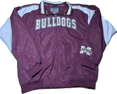 Colosseum Mississippi State Bulldogs Windbreaker Jacket Size XL - Image 1 of 4
