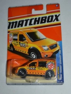 2011 MATCHBOX CITY ACTION FORD TRANSIT CONNECT TAXI 65/100 - Picture 1 of 2