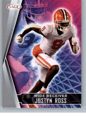 JUSTYN ROSS RC 2022 Sage High Series Silver #139 ROOKIE NFL Chiefs ID:67288 - Image 1 of 2