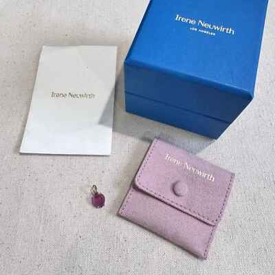 Ювелирные изделия с подвеской в виде сердца из розового золота 18 карат с турмалином Irene Neuwirth - Изображение 1 из 4