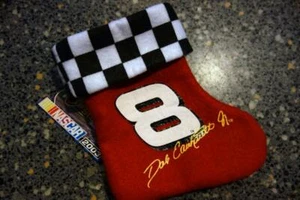 NASCAR Dale Earnhardt #8 Small Christmas Stocking Appr 6" - Bild 1 von 3