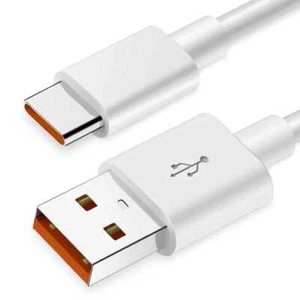 Cavo USB Tipo C 0,5mm 6A 100BA Quick Charge Carica Ricarica Rapida Dati Bianco - Afbeelding 1 van 6