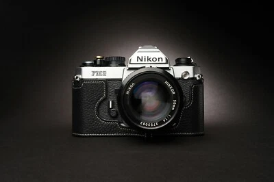 Genuine Real Leather Camera Case Bag Cover for Nikon FM2 FM FM2n FE FE2 - image 1 of 4