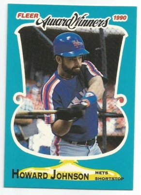 HOWARD JOHNSON 1990 FLEER AWARD WINNERS CARD MINT CONDITION - Image 1 of 2