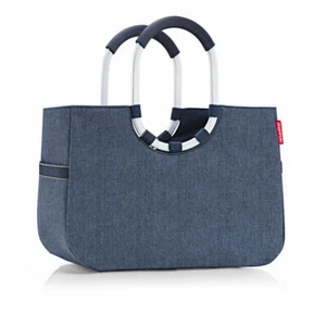 reisenthel loopshopper L, Einkaufstasche, Herringbone Dark Blue, 25 L, OR4113 - Picture 1 of 3