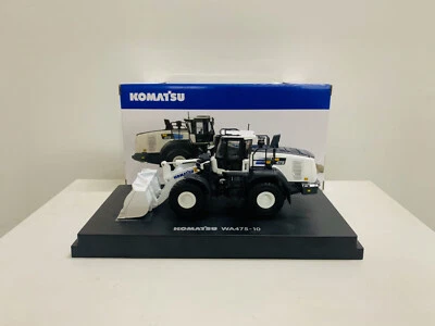 Komatsu WA475-10 Wheel Loader White Edition 1/50 Scale DieCast Model UH8182 New - Image 1 of 4