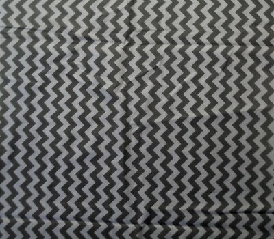 Chevron Cotton Fabric Riley Blake Pattern C400 "Black on Black Basics" 1.3 Yards - Image 1 of 2