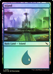 Magic The Gathering Foil Island 280 - Asesinatos en Karlov Manor #280 - Imagen 1 de 1
