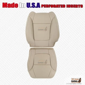 2001 - 2003 For Acura CL Type-S Driver Bottom & Top Perforated Leather Cover Tan - Picture 1 of 5