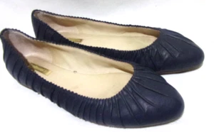 Louise et Cie Women's Ashlin Navy Leather Almond Toe Ballet Flats US Size 8M - Picture 1 of 10