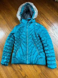 Obemeyer Girls Hooded Insulated Ski Jacket M 10/12 - Picture 1 of 5
