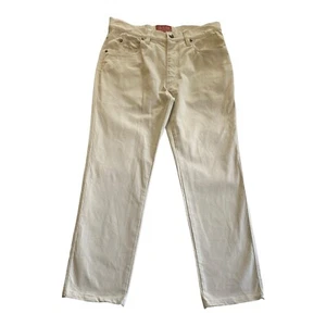 Thomas Cook Moleskin Jeans Men Size W30 L30 Stretch Straight Leg Mid Rise Stone - Picture 1 of 14