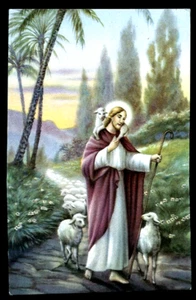   "  GESU' IL BUON PASTORE " Casa Editrice  Nino BASEVI  " NB " - - Picture 1 of 2