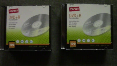 2 X 10 DVD+R Recordable DVD 4.7 GB 120min 16x Speed beschreibbar NEU VERSIEGELT - Bild 1 von 4