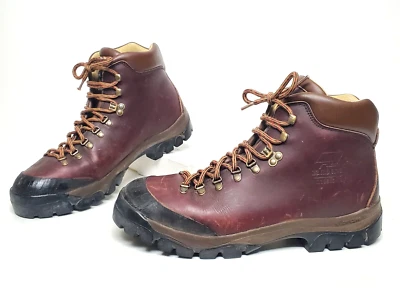 Vintage Zamberlan Italian All Leather Hiking Backpacking Boots Men's US 12 - Image 1 of 4