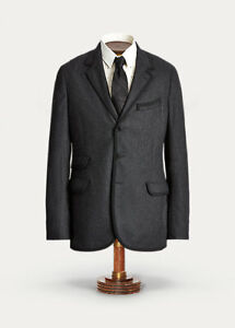 RRL Double RL Ralph Lauren Wool Flannel Suit Jacket Sports coat blazer 44 R