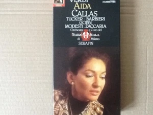 Verdi Aida Maria Callas Teatro Scala Milan 1955 - 2 Cassettes- EX 253 29 - Picture 1 of 5