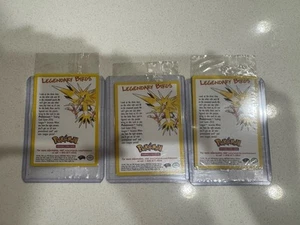 Legendary Birds Articuno Zapdos Moltres Promos Pokemon Cards SEALED Set Of 3 - Picture 1 of 5