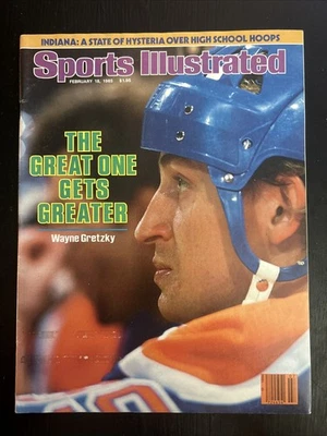The Great One Wayne Gretzky Oilers Sports Illustrated Magazine 2/18/85! - Image 1 of 4