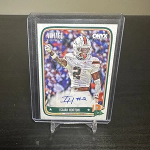 2024 ONYX Vintage Isaiah Horton Rookie auto - Picture 1 of 2
