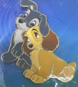 Disney Pin PALM Lady & the Tramp Cuddling Puppies LE 300 PP166480 - Picture 1 of 3