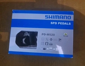 Shimano SPD PD-M520 Pedals - NEW AND BOXED - Picture 1 of 6