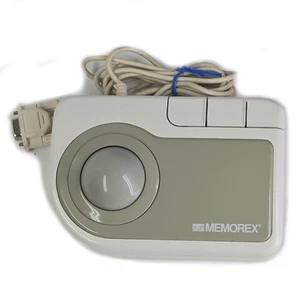 VTG Memorex Trackball Stationary Mouse Ergonomic Wired PC IBM Model 300 Serial - Picture 1 of 6