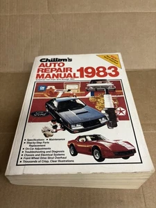 Chilton's 1983 manual de reparación automática coches americanos 1976-1983 edición Kmart 7202 - Imagen 1 de 16