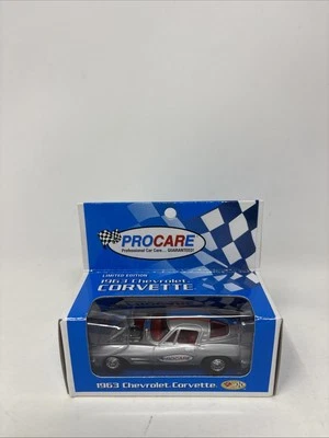 RC2 1963 Chevrolet Corvette PROCARE Promo Silver 1:64 Racing Champions - Image 1 of 4