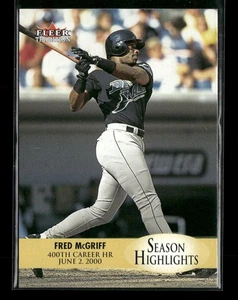2000 Fleer Tradition Update #U4 Fred McGriff Tampa Bay Devil Rays - Picture 1 of 2