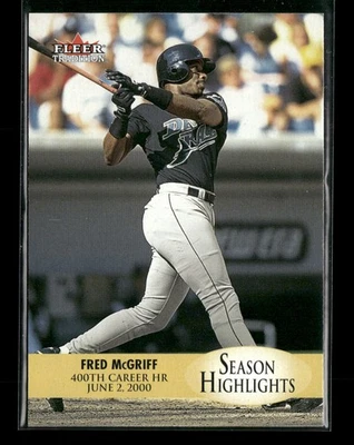 2000 Fleer Tradition Update #U4 Fred McGriff Tampa Bay Devil Rays - Image 1 of 2