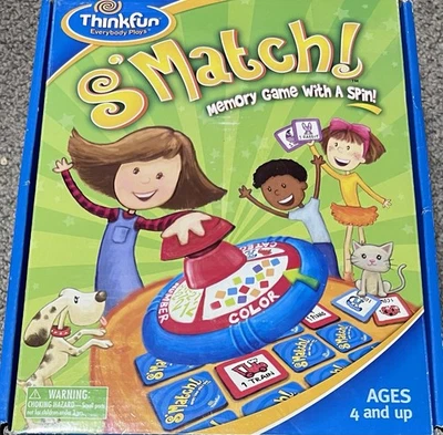 S'Match! Memory Game With a Spin! ThinkFun Smatch Complete Cards 4+ Educational - Image 1 of 2