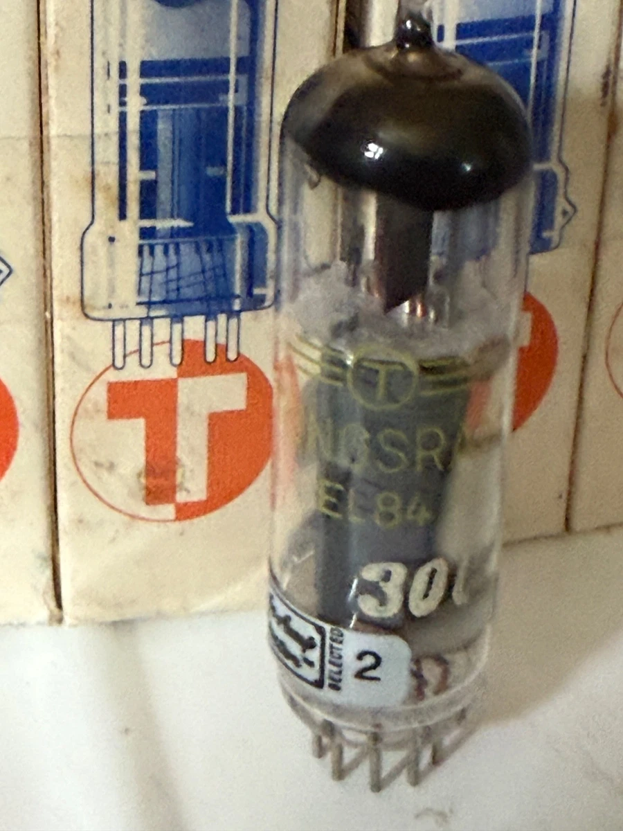 RARE Matched Pair (2) Tungsram NOS 6BL8/ECF80/6F1P/~7199 Tubes