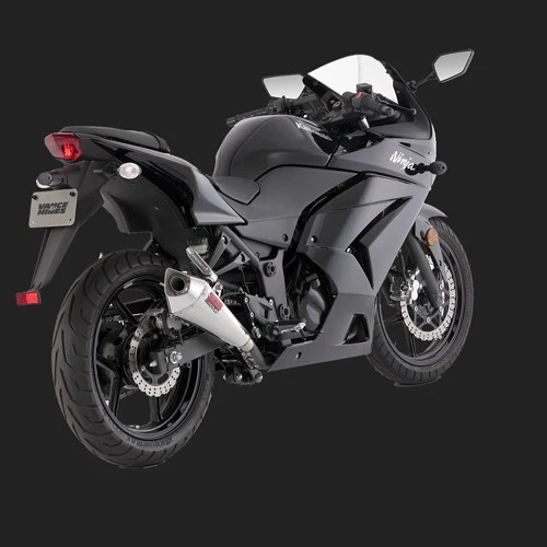 Silenciador sin cordones cónico de acero inoxidable 08-12 Kawasaki Ninja 250 Vance & Hines CS1  Foto 1 de 4
