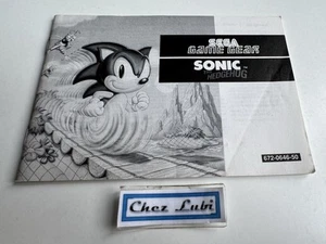 Notice / Manual - Sonic The Hedgehog - Sega Game Gear - PAL EUR - Bild 1 von 3