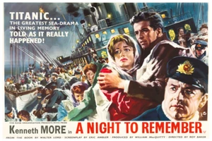 MOVIES & ENT. 9501 A Night to Remember (1958) repro Movie Poster-Titanic 11 x 17 - Picture 1 of 4