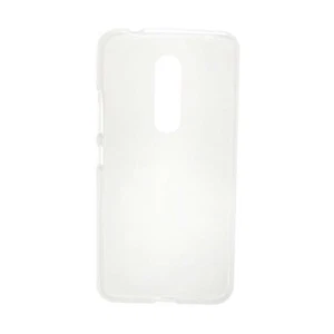 ZTE Axon 7, Cover in silicone satinata bianca semitrasparente - Foto 1 di 3