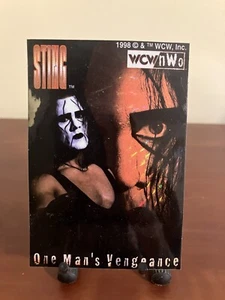 Sting WCW NWO Sticker One Mans Vengence Black and White 1998 Crow Sticker - Picture 1 of 2