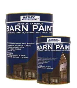 Bedec Barn Paint Acrylic Exterior, All-In-One Multi-Surface, All Sizes, Finishes - Picture 1 of 5