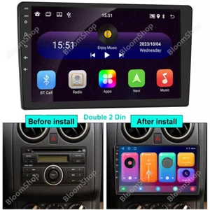 10.1" inch Android 15 Double 2 DIN Car Radio Stereo Quad Core GPS Navi Wifi USA - Bild 1 von 12