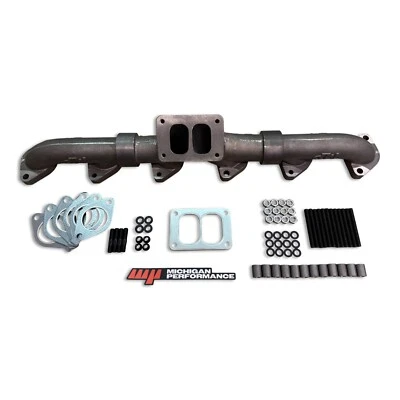 Exhaust Manifold for CAT C11/C13 Single Turbo T6 with ARP Install Kit - Image 1 of 4